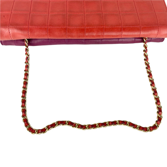 CHANEL Classic Chocolate Bar Reissue Double Pocket Flap Bag Vintage - Picture 9 of 11